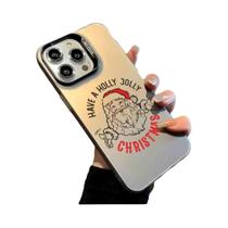 Capa De Telefone Colorida Com Gradiente Feliz Natal Para iPhone 17 16 15 14 13 12 pro Max plus Capa