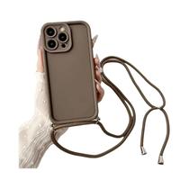 Capa De Telefone Com Alça De Silicone Ajustável Para iPhone pro Max 16 15 16E 13 14 12 11