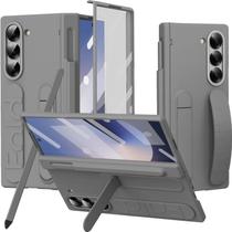 Capa de telefone com caneta S para Samsung Galaxy Z Fold 7 NINKI Grey