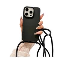 Capa De Telefone Com Cordão Ajustável Para iPhone 16 16e 15 14 13 12 11 pro XS Max Com Alça De Corda