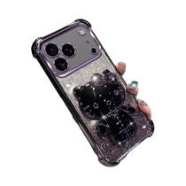 Capa De Telefone Com Espelho Brilhante Hello Kitty Para iPhone 17 pro Max 16 15 14 13 plus Com