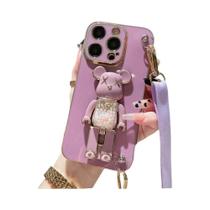 Capa De Telefone Com Pulseira De Areia Movediça Para iPhone 15 14 13 12 11 pro Max 7 8 plus