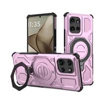 Capa De Telefone Com Suporte Magnético Para Magsafe Motorola Moto Edge 50 pro 60 Fusion 5G Capa Dura
