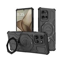 Capa De Telefone Com Suporte Magnético Para Magsafe Motorola Moto Edge 50 pro 60 Fusion 5G Capa Dura