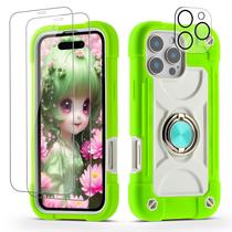 Capa de telefone Cookiver para iPhone 16 Pro 6,3" com acessório Capa de telefone Cookiver para iPhone 16 Pro 6,3" com acessório