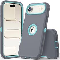 Capa de telefone COOYA iPhone Air de 6,5 polegadas, robusta, à prova de choque, cinza Capa de telefone COOYA iPhone Air de 6,5 polegadas, robusta, à prova de choque, cinza