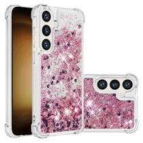 Capa de telefone COTDINFOR Samsung Galaxy S26 Plus Glitter Love Rose