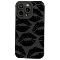 Capa de telefone Cutecasee Lips Kiss Print Silicone iPhone 13 Pro Capa de telefone Cutecasee Lips Kiss Print Silicone iPhone 13 Pro