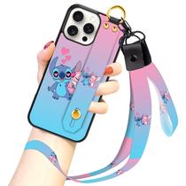 Capa de Telefone Cuwana Cartoon com Cordão para iPhone 16 Pro Max Capa de Telefone Cuwana Cartoon com Cordão para iPhone 16 Pro Max