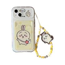 Capa De Telefone De Anime Chiikawa Para iPhone 16 15 14 13 12 11 pro Max Com Cordão Capa De Telefone De Anime Chiikawa Para iPhone 16 15 14 13 12 11 pro Max Com Cordão