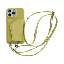 Capa De Telefone De Couro Com Alça Transversal Para iPhone 15 14 13 12 11 pro Max Mini X XR XS Max 8