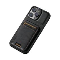 Capa De Telefone De Couro Luxuosa Com Suporte Para Cartões Para iPhone 13 12 11 pro Max X Xs XR