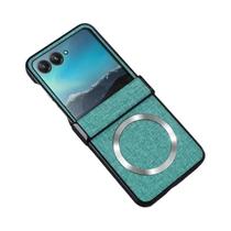 Capa De Telefone De Couro Luxuosa Para Motorola MOTO Razr 60 50 Ultra Com Suporte Magnético Para