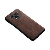 Capa De Telefone De Couro Premium Estilo Retro Para Samsung Galaxy Note 9 Capa De Cor Sólida