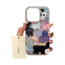 Capa De Telefone De Gato Cartoon Para iPhone 16 15 14 13 12 11 pro XR XS X Max 7 8 plus MINI Y2K Capa De Telefone De Gato Cartoon Para iPhone 16 15 14 13 12 11 pro XR XS X Max 7 8 plus MINI Y2K