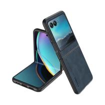Capa De Telefone De Luxo Em Couro Macio PU TPU À Prova De Choque Para Moto Razr 70 60 Ultra 50 40