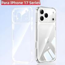 Capa De Telefone De Luxo Em Silicone TPU Transparente Para iPhone 17 pro Max