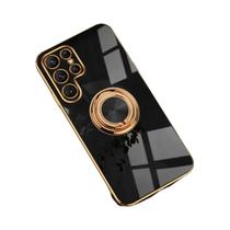 Capa De Telefone De Luxo TPU Com Suporte Para Anel Para Samsung Galaxy S25 S24 S23 S22 S21 S20 Note