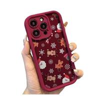 Capa De Telefone De Natal Inverno Fofa Para iPhone 17 16 15 14 13 12 11 pro XR Max 7 8 plus Mini Y2K