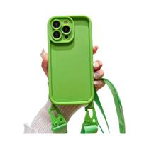 Capa De Telefone De Silicone À Prova De Choque Com Cordão Para iPhone, Para Modelos 17, 16, 14, 11,