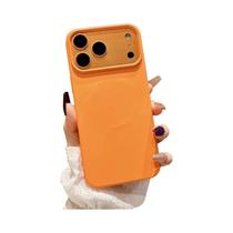 Capa De Telefone De Silicone Líquido De Cor Sólida Magsafe Para iPhone 11 12 13 14 15 16 pro Max