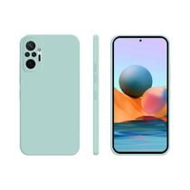Capa De Telefone De Silicone Líquido Quadrada Para Xiaomi Redmi Note 10 pro Max 10S 10T 5G Fundas
