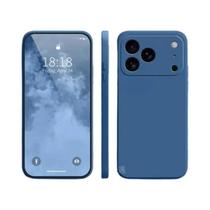 Capa de telefone de silicone líquido quadrado para Apple iPhone 17 Pro Max 17 Air Soft Cover Case