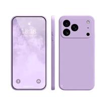 Capa de telefone de silicone líquido quadrado para Apple iPhone 17 Pro Max 17 Air Soft Cover Case