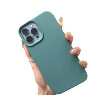 Capa De Telefone De Silicone Luxuosa E Macia Para iPhone 15 pro Max 11 12 13 Mini 14 15 plus XR XS 7