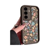 Capa De Telefone De Silicone Macio TPU Com Estampa De Flores Românticas Para Samsung Galaxy A57 A37 - YISHANGOU