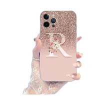 Capa De Telefone De Silicone Rosa Brilhante Para iPhone 15 14 13 12 Mini 11 pro XS Max X XR SE 6 7 8