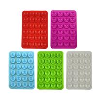 Capa de telefone de sucção com suporte pulunto de silicone antiderrapante