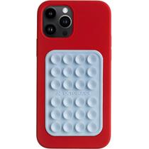 Capa de telefone de sucção de silicone com suporte adesivo OCTOBUDDY Blue Capa de telefone de sucção de silicone com suporte adesivo OCTOBUDDY Blue
