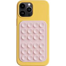 Capa de telefone de sucção de silicone com suporte adesivo OCTOBUDDY Chalk Pink Capa de telefone de sucção de silicone com suporte adesivo OCTOBUDDY Chalk Pink