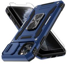 Capa de telefone DEERLAMN para iPhone 11 Pro Max com capa de câmera deslizante