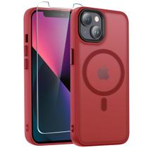 Capa de telefone DEERLAMN para iPhone 14/iPhone 13 6.1" com protetor de tela