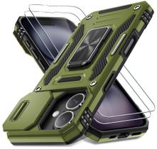 Capa de telefone DEERLAMN para iPhone 16 6.1" com capa de câmera deslizante