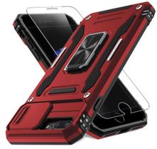 Capa de telefone DEERLAMN para iPhone 7 Plus/8 Plus com capa de câmera