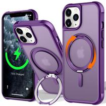 Capa de telefone Defeneder com anel magnético giratório de 360 para iPhone 11 Pro Max