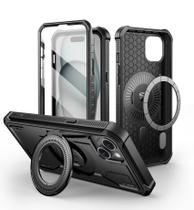 Capa de telefone Dexnor Magnetic com protetor de tela para iPhone 15/14 Plus