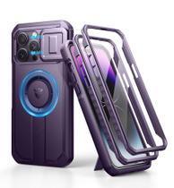 Capa de telefone Dexnor para iPhone 14 Pro Max com capa de câmera deslizante