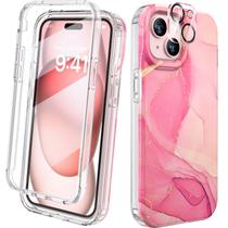 Capa de telefone Diaclara para iPhone 15 Plus de 6,7", de corpo inteiro, robusta Capa de telefone Diaclara para iPhone 15 Plus de 6,7", de corpo inteiro, robusta