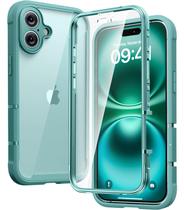 Capa de telefone Diaclara projetada para iPhone 16 Plus 6,7" verde Capa de telefone Diaclara projetada para iPhone 16 Plus 6,7" verde