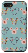 Capa de telefone Disney Mickey Mouse Flowers and Daisy Print para iPhone SE (2020)/7/8 Capa de telefone Disney Mickey Mouse Flowers and Daisy Print para iPhone SE (2020)/7/8