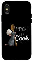 Capa de telefone Disney Pixar Ratatouille Remy Qualquer pessoa pode cozinhar para iPhone X/XS Capa de telefone Disney Pixar Ratatouille Remy Qualquer pessoa pode cozinhar para iPhone X/XS