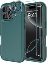 Capa de telefone Diverbox para iPhone 16 Pro com protetor de tela