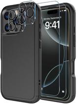 Capa de telefone Diverbox para iPhone 16 Pro com protetor de tela