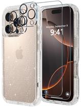 Capa de telefone Diverbox para iPhone 16 Pro Max com protetor de tela