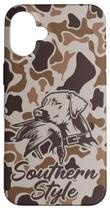 Capa de telefone Duck Hunters With Dog Old School Camo para iPhone 16 Plus