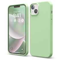 Capa de telefone elago compatível com iPhone 14 Plus verde silicone